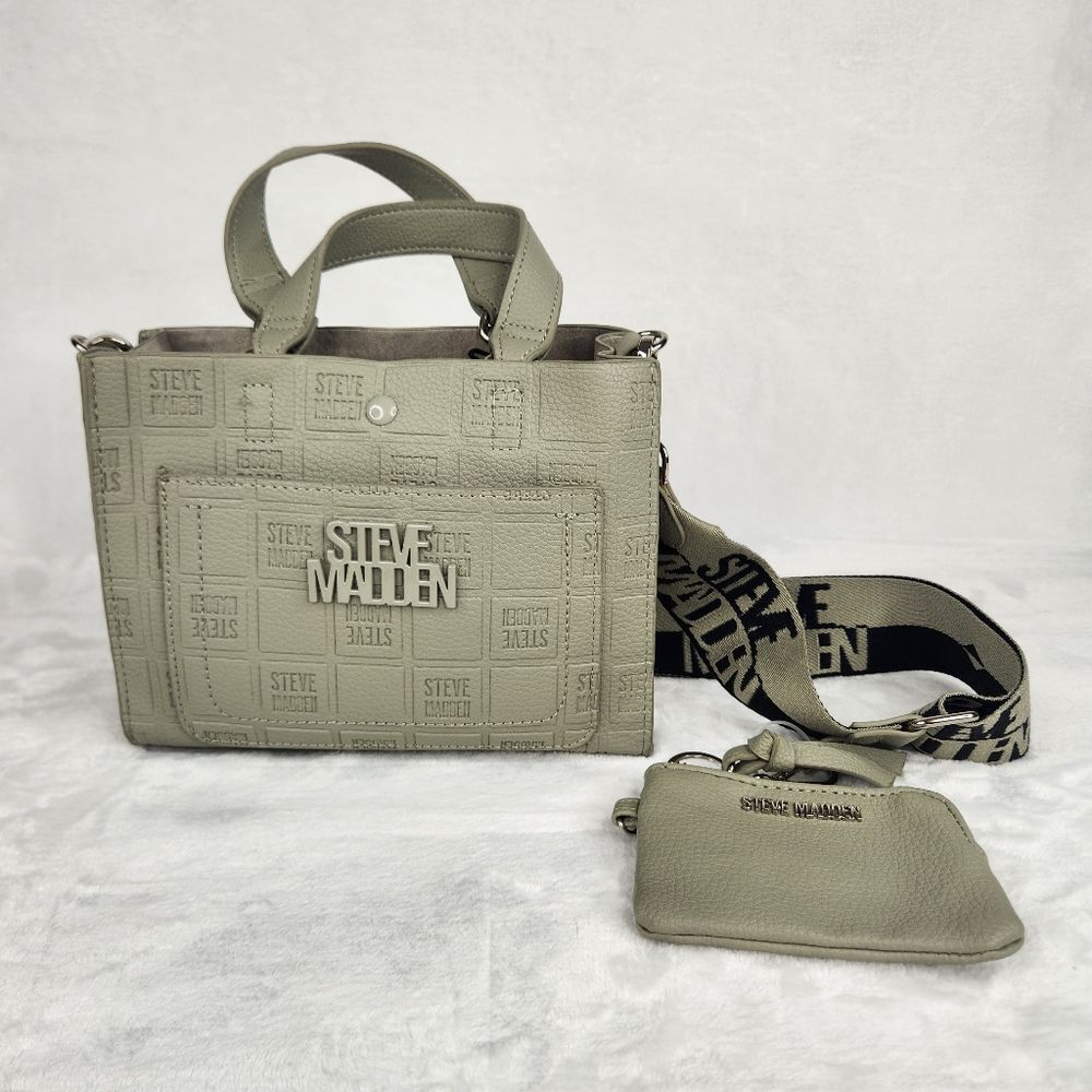 NWT Steve Madden Green Blivonia Handbag Small